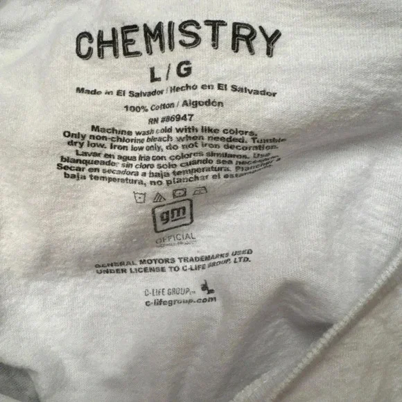 Chemistry Men’s Chevrolet T-Shirt - Picture 3 of 3